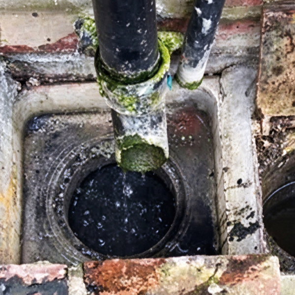 Drain Pipe Residue and Odor Inspection
