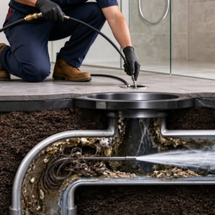 Shower Drain Odor and Flow Assessment