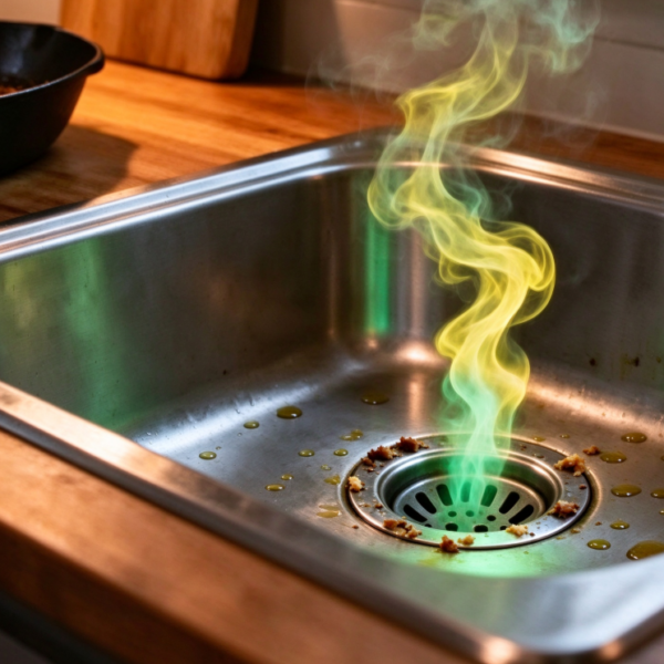 Kitchen Drain Odor Investigation