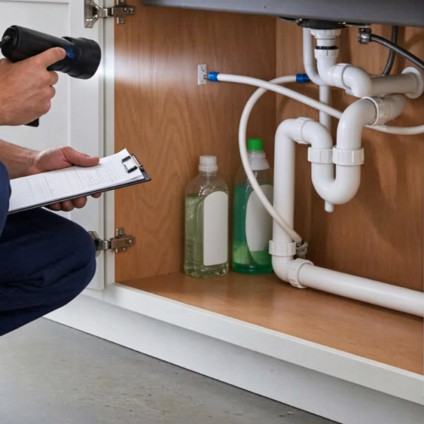 Drain Pipe Joint Odor Inspection